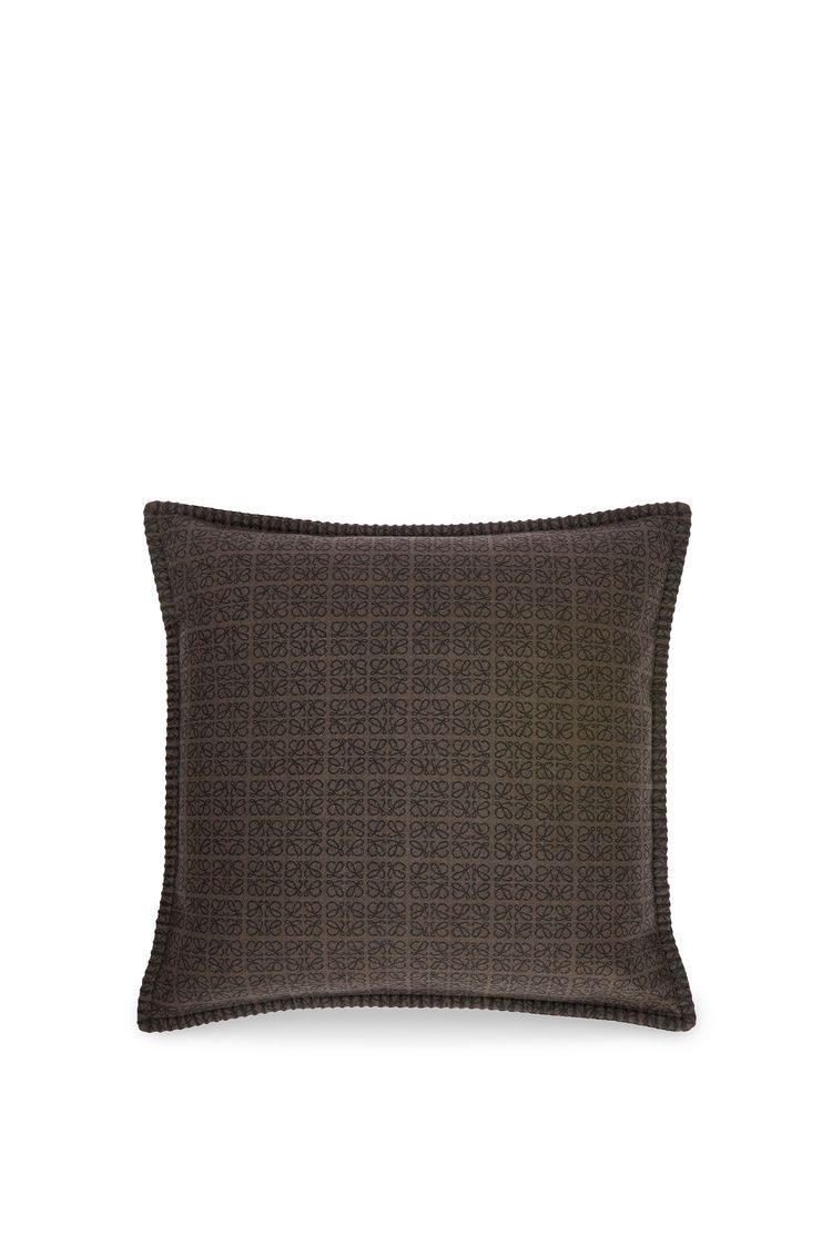 Anagram cushion in wool