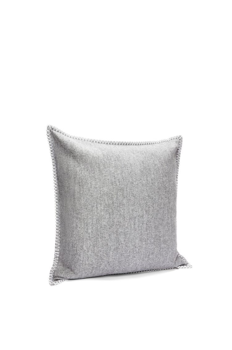 Anagram cushion in wool