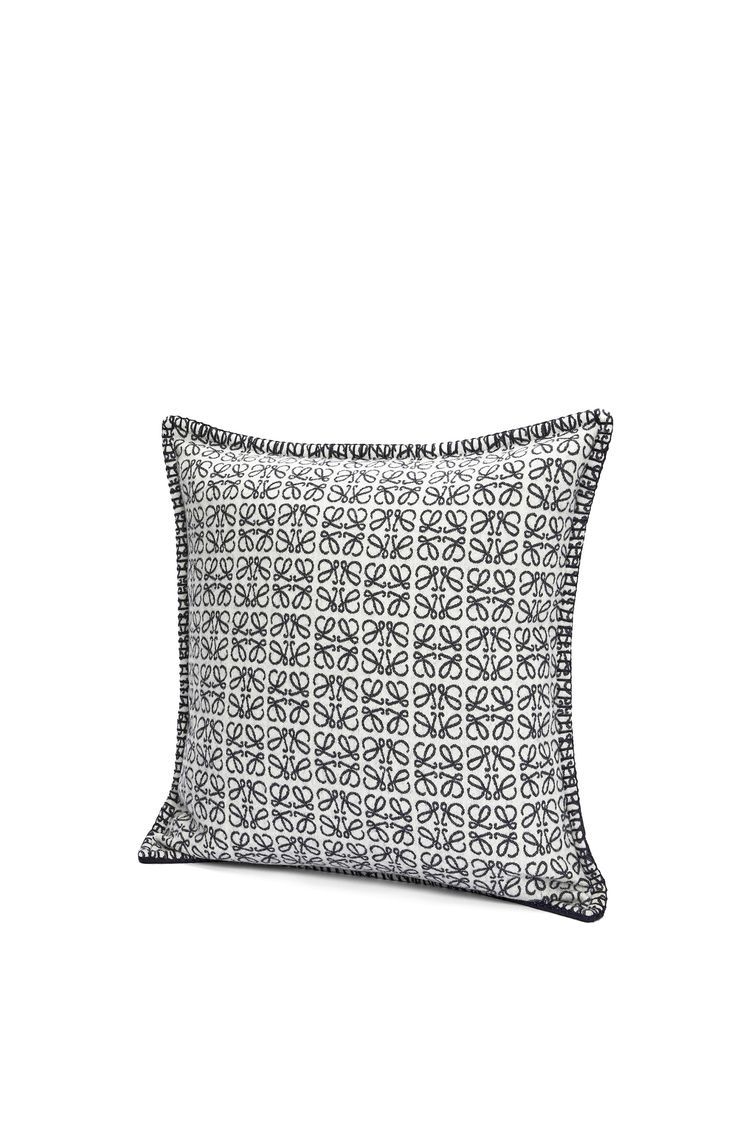 Anagram cushion in wool