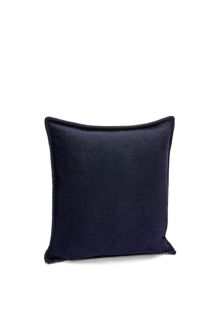 Anagram cushion in wool