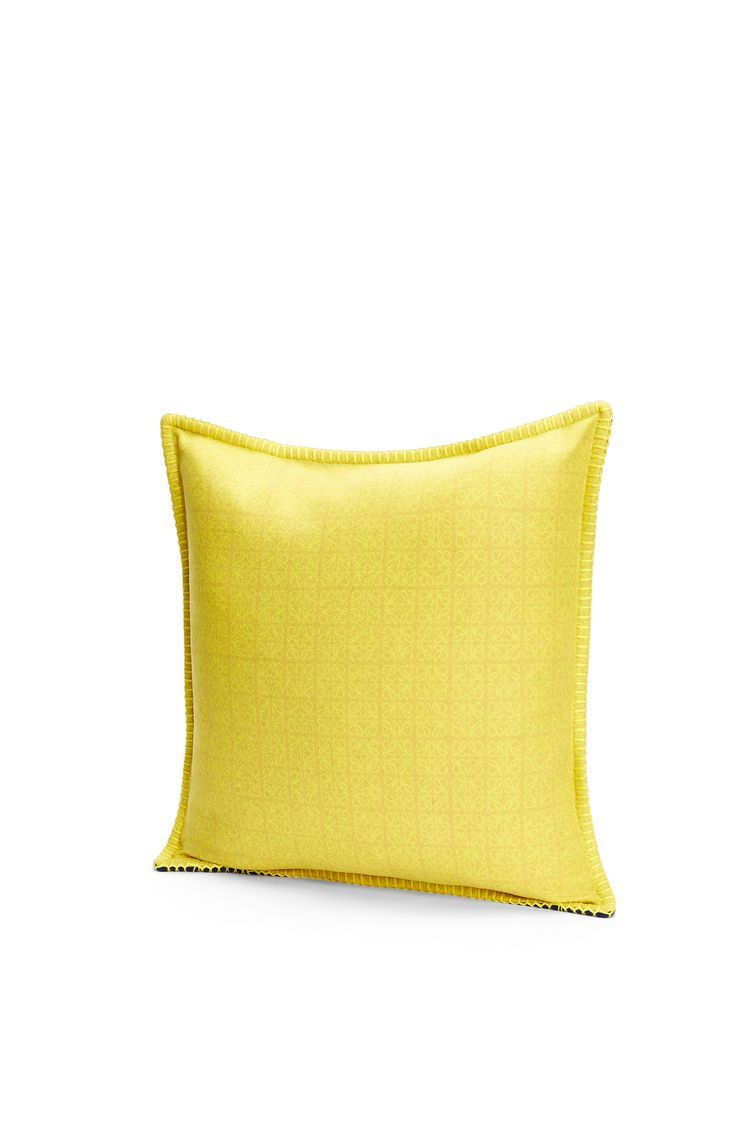 Anagram cushion in wool