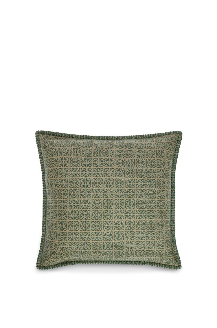 Anagram cushion in wool
