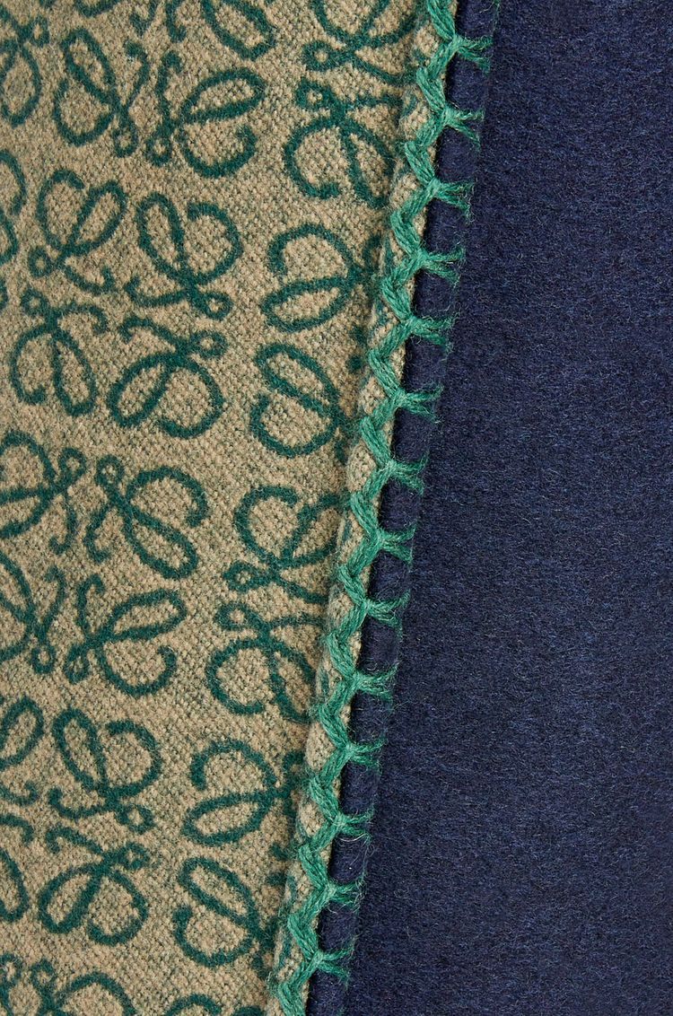 Anagram cushion in wool
