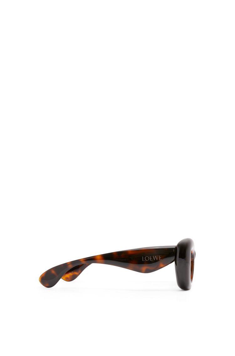 Inflated butterfly sunglasses in nylon