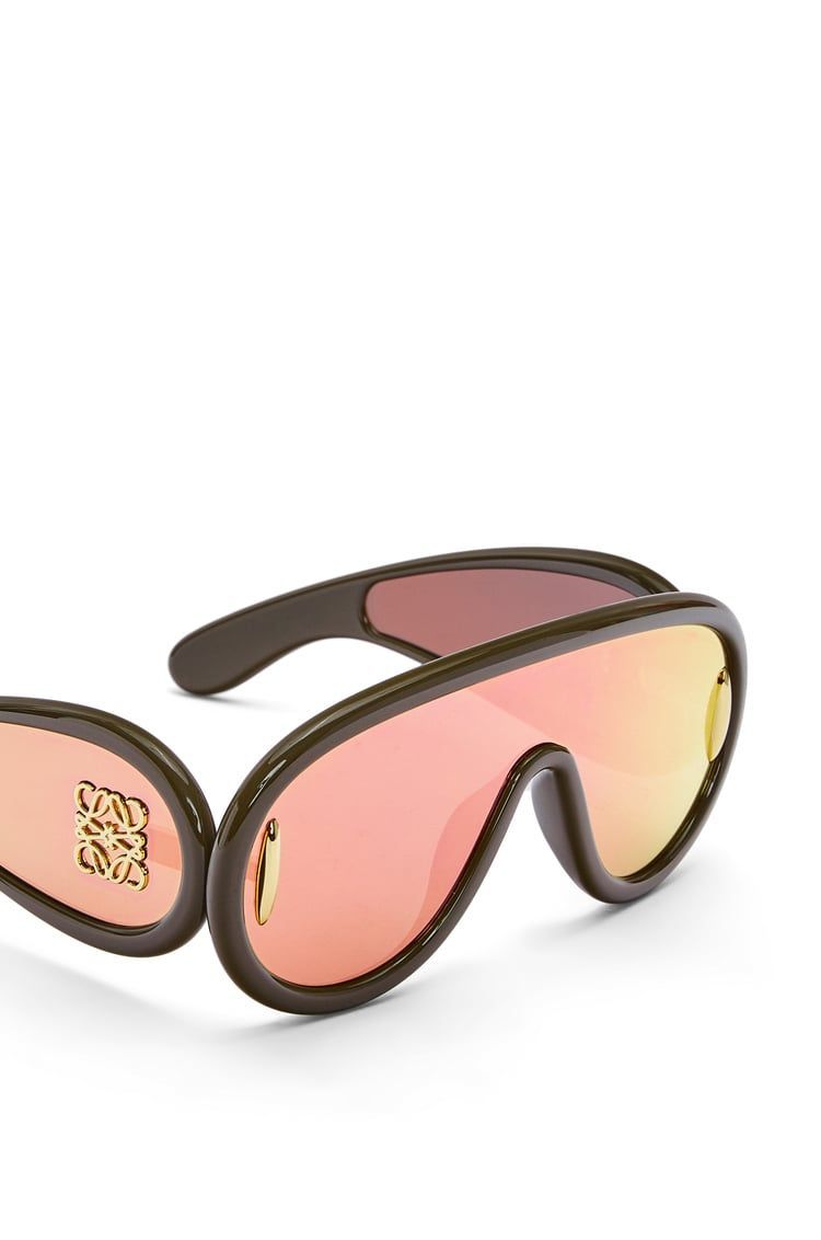 Wave mask sunglasses