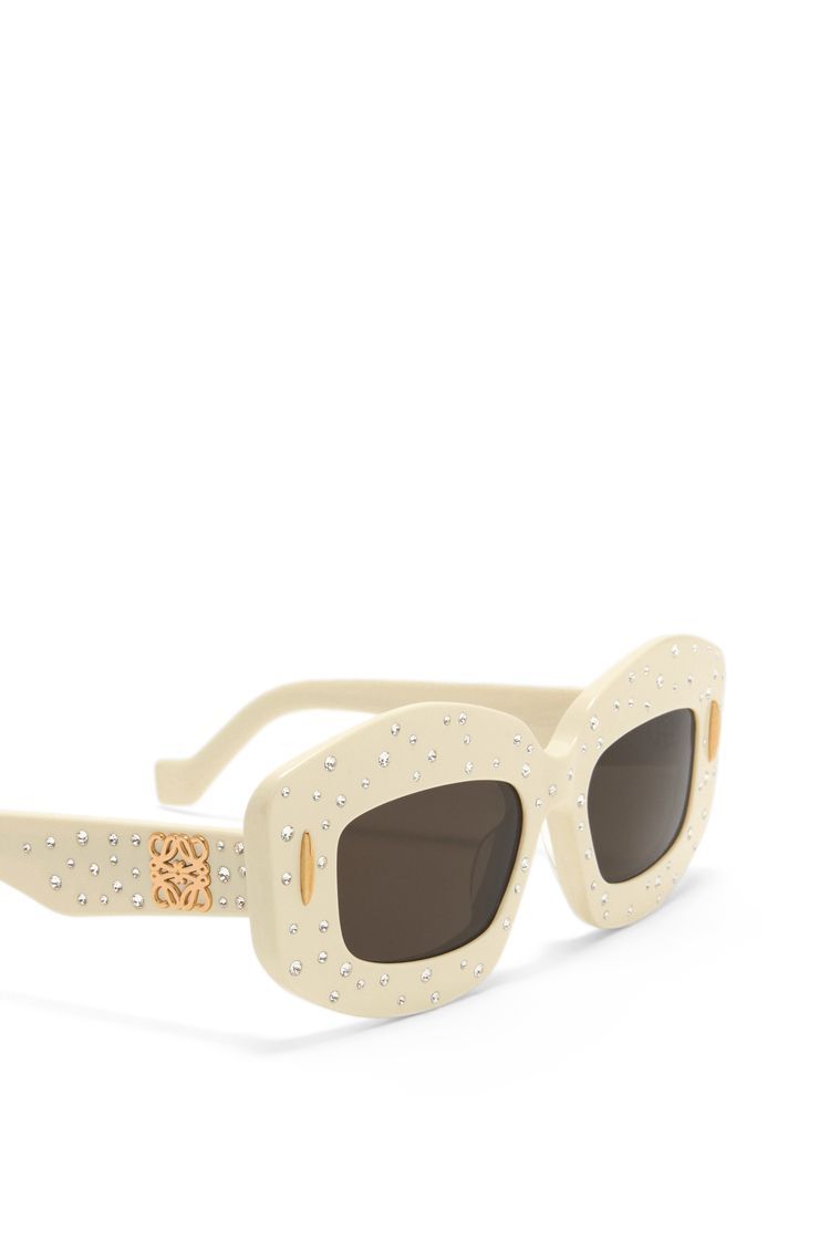 Smooth Pavé Screen sunglasses in acetate