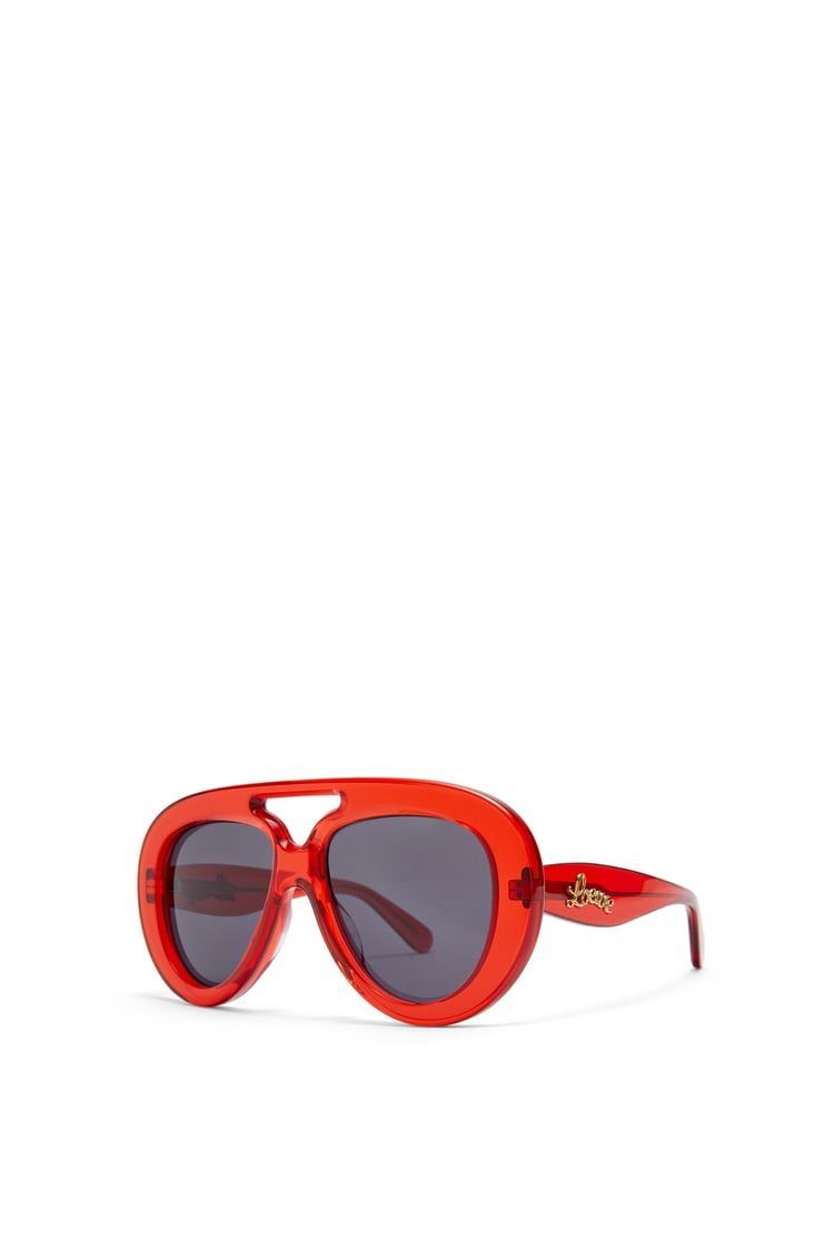 Round Spoiler Aviator sunglasses