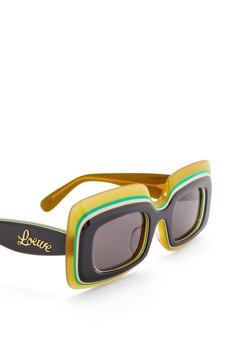 Multilayer Rectangular sunglasses
