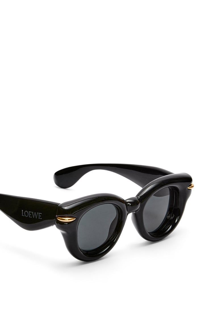 Inflated round sunglasses in nylon