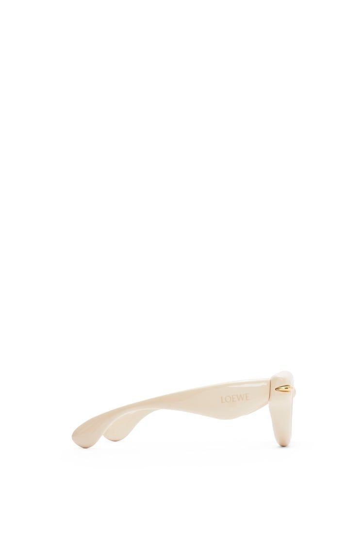 Inflated round sunglasses in nylon