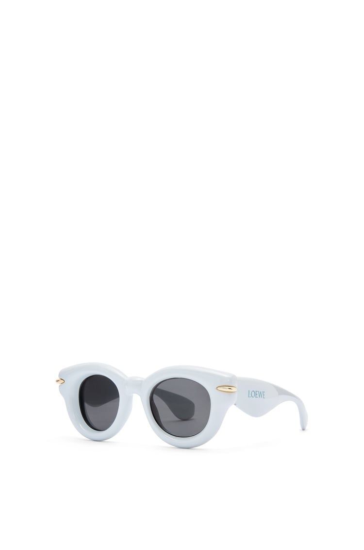 Inflated round sunglasses in nylon