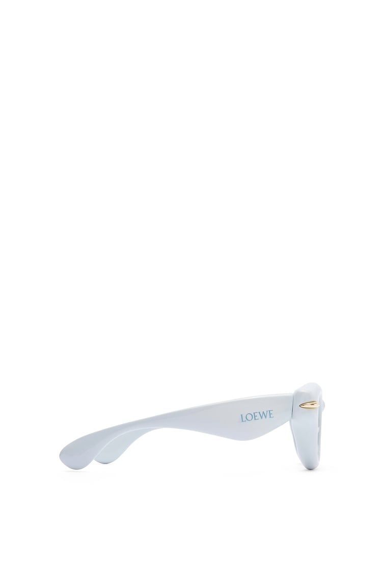 Inflated round sunglasses in nylon