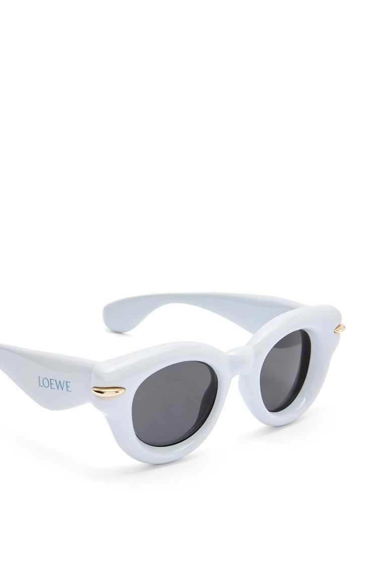 Inflated round sunglasses in nylon