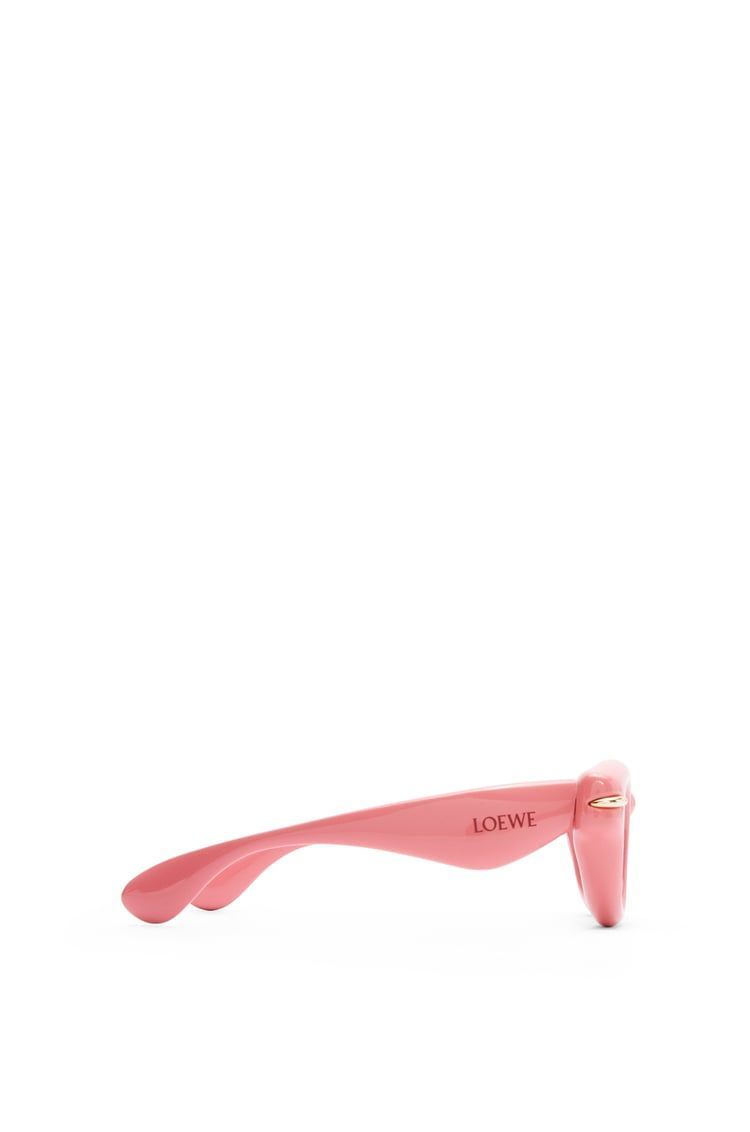 Inflated round sunglasses in nylon