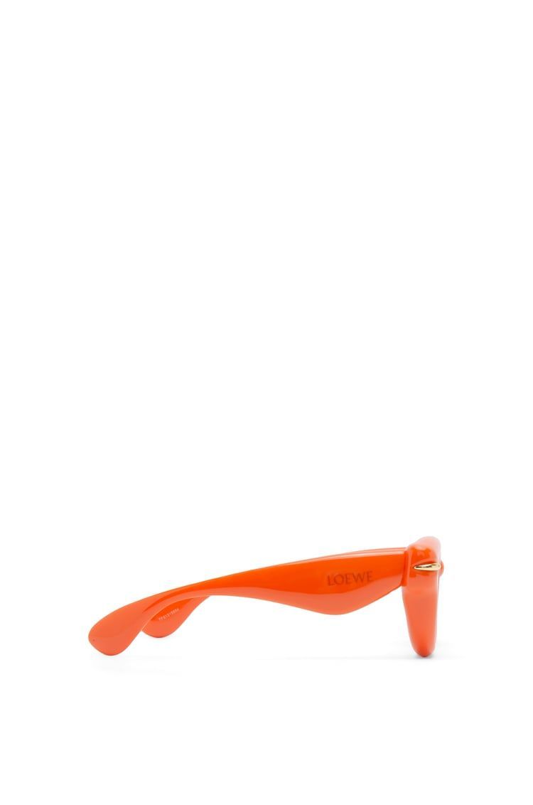 Inflated round sunglasses in nylon