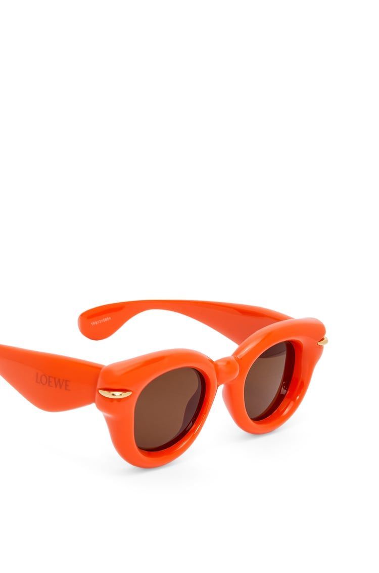 Inflated round sunglasses in nylon