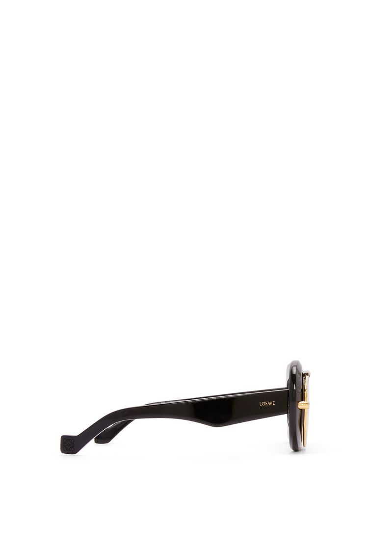 Wing double frame sunglasses in acetate and metal