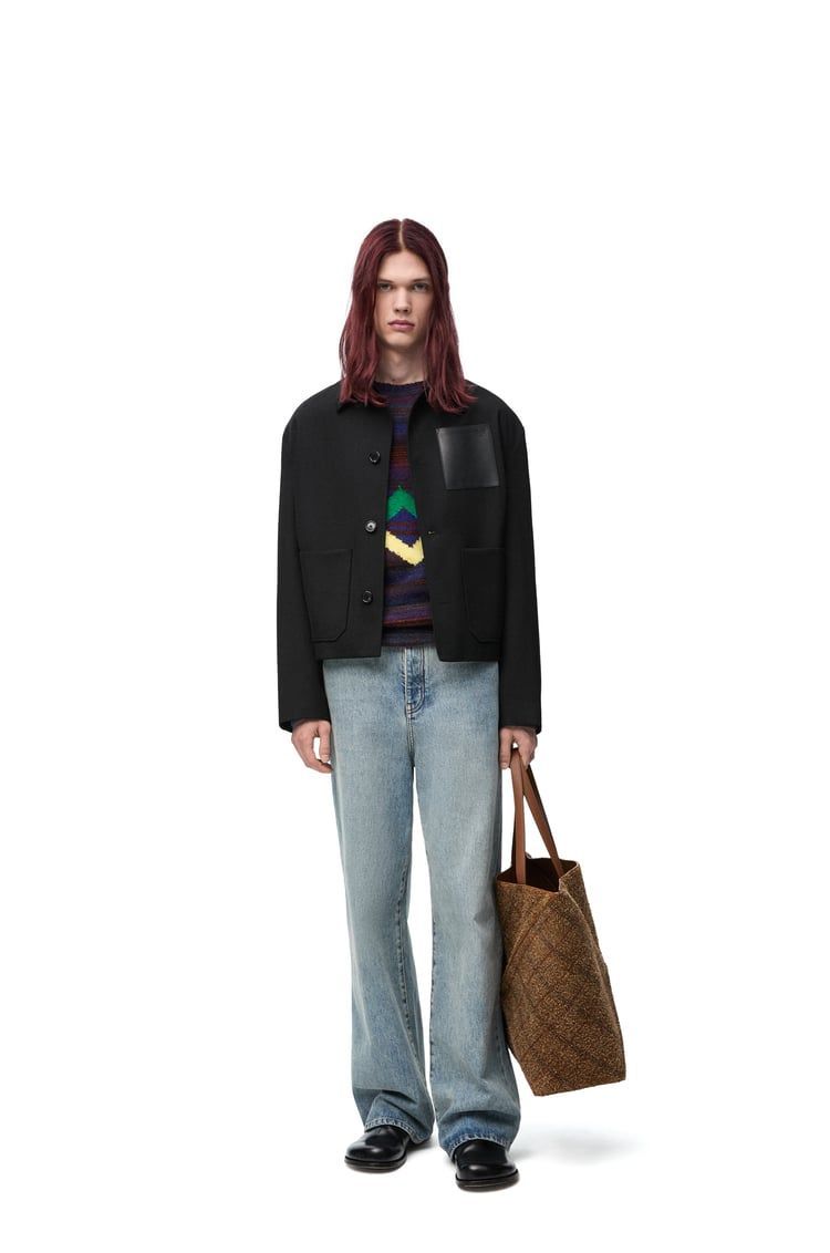 Workwear jacket in wool