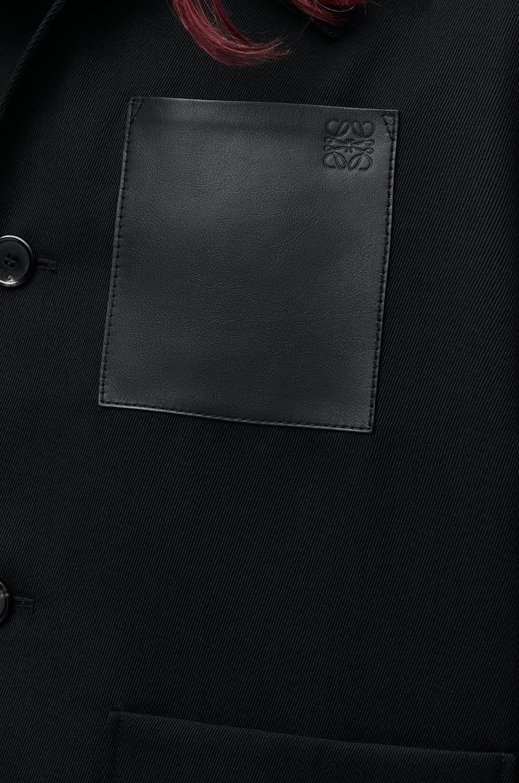 Workwear jacket in wool