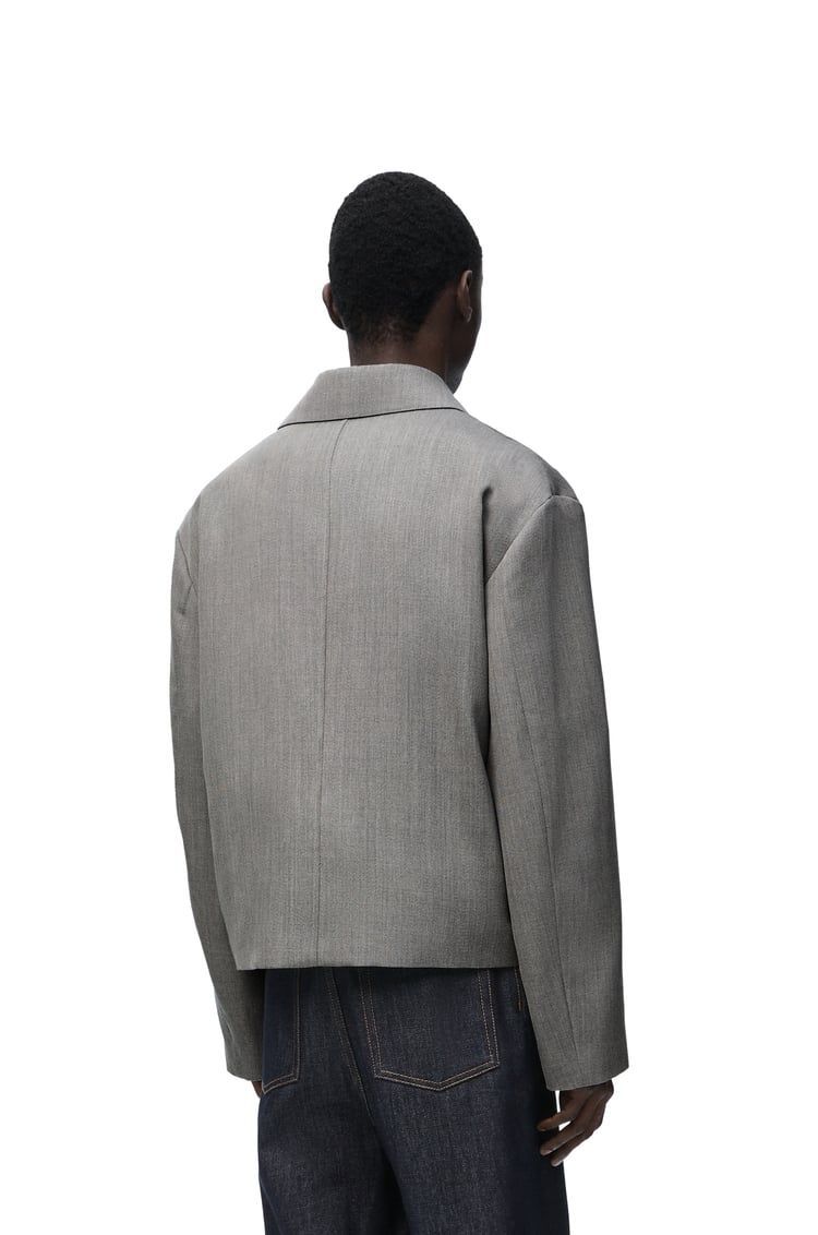 Workwear jacket in wool