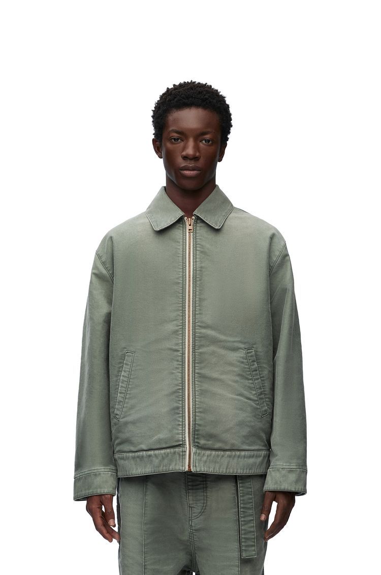 Bomber jacket in denim
