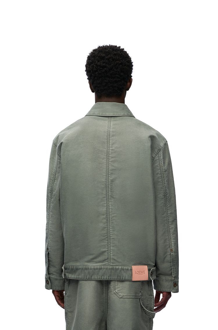 Bomber jacket in denim