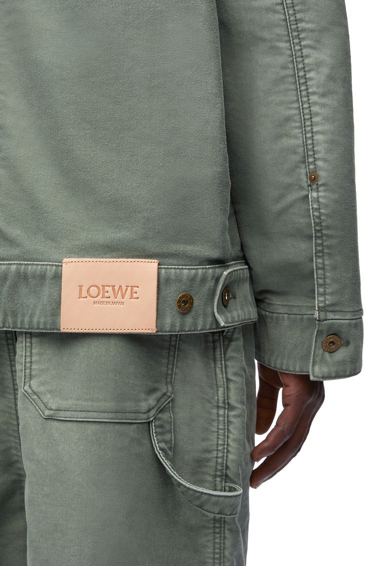 Bomber jacket in denim