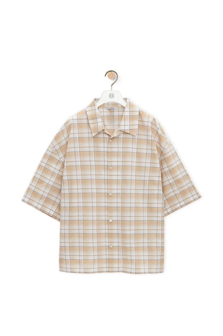 Short sleeve shirt in cotton