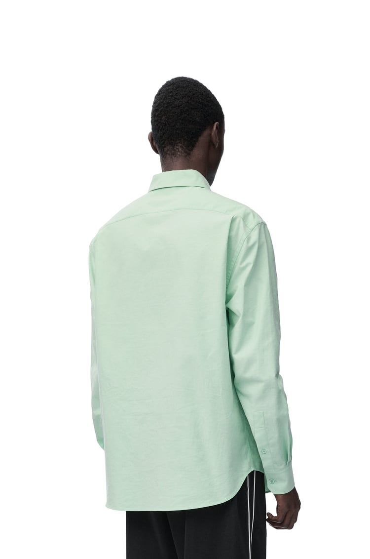 Logo Embroidered Long-Sleeved Shirt