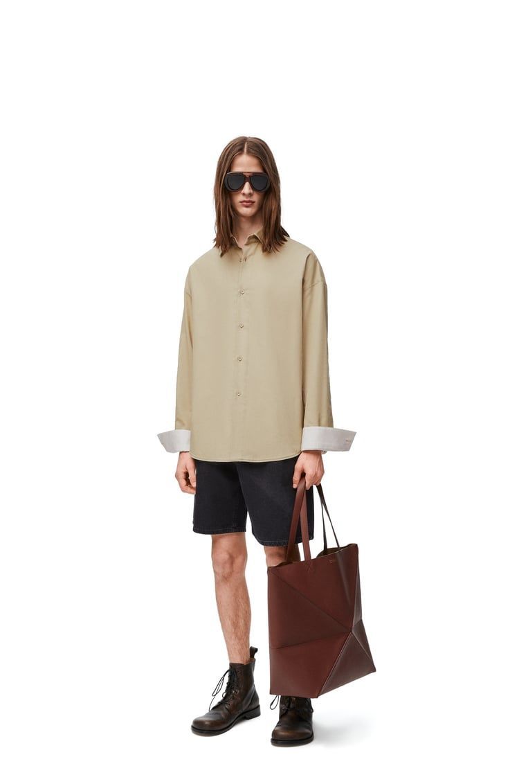 Anagram overshirt in cotton