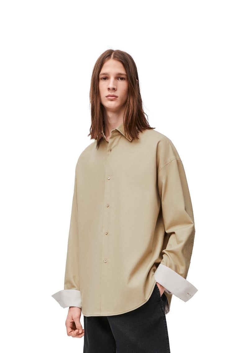 Anagram overshirt in cotton