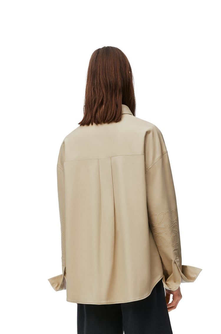 Anagram overshirt in cotton