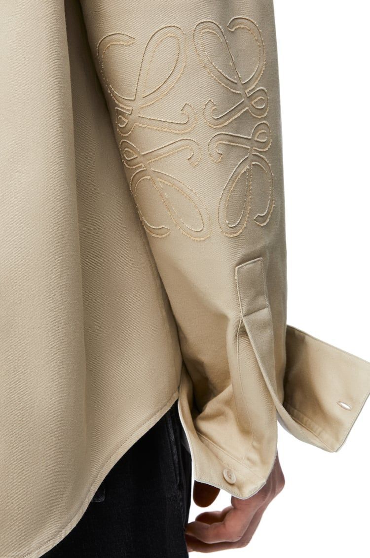Anagram overshirt in cotton