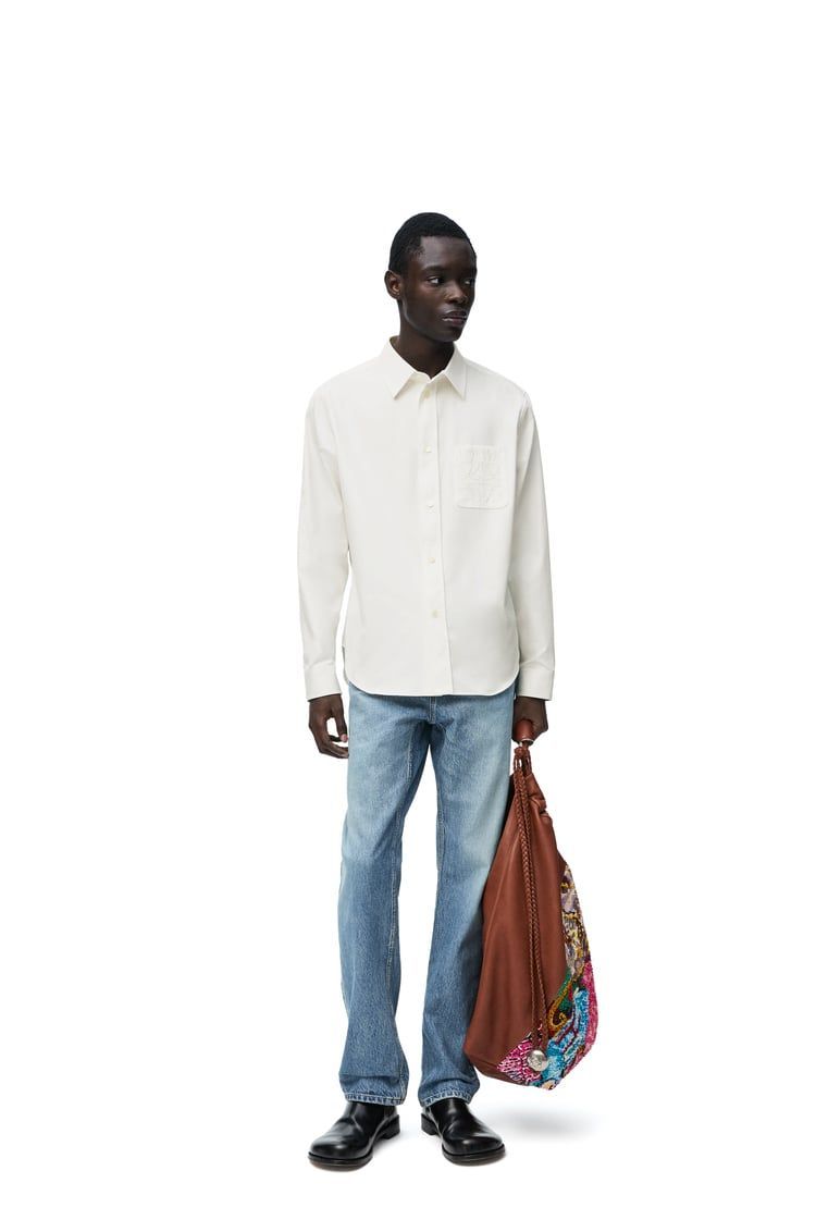 Buttoned Long-Sleeved Shirt