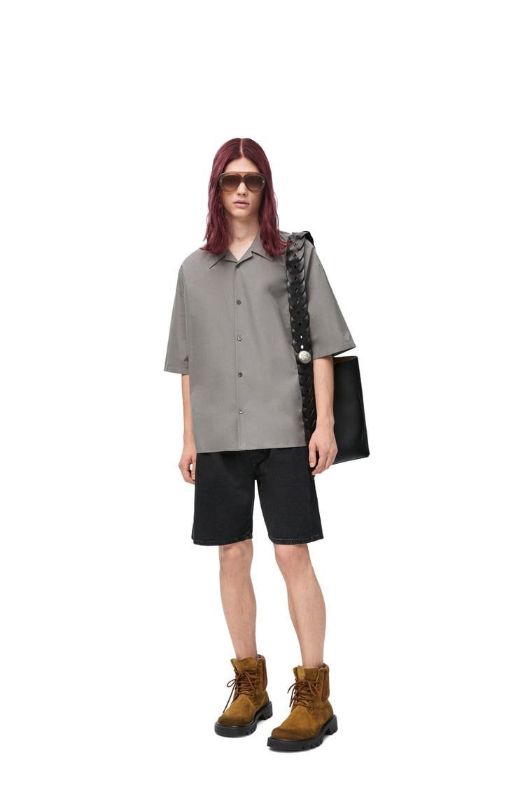 Short sleeve shirt in cotton