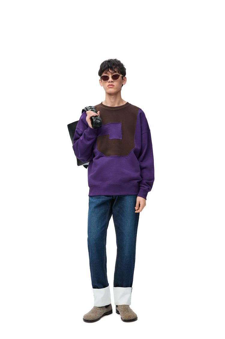 Fisherman turn-up jeans in denim