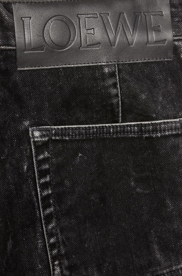 Bootleg jeans in denim