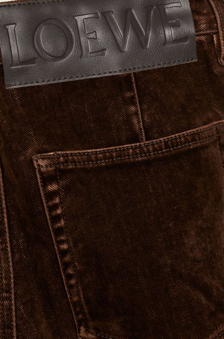 Bootleg jeans in denim