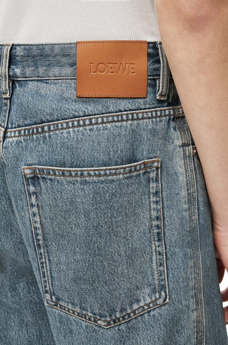 Anagram baggy jeans in denim