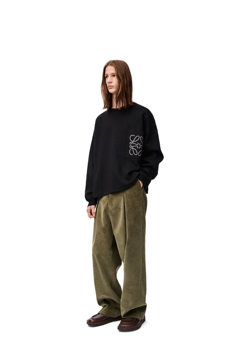 Sweater in cotton blend