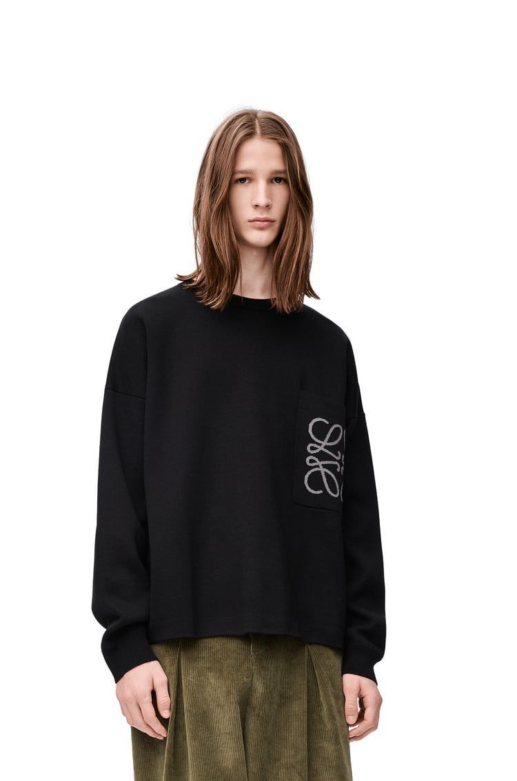 Sweater in cotton blend