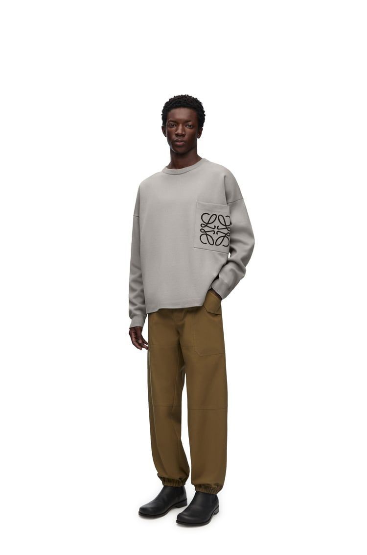 Sweater in cotton blend
