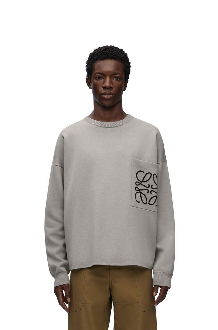 Sweater in cotton blend