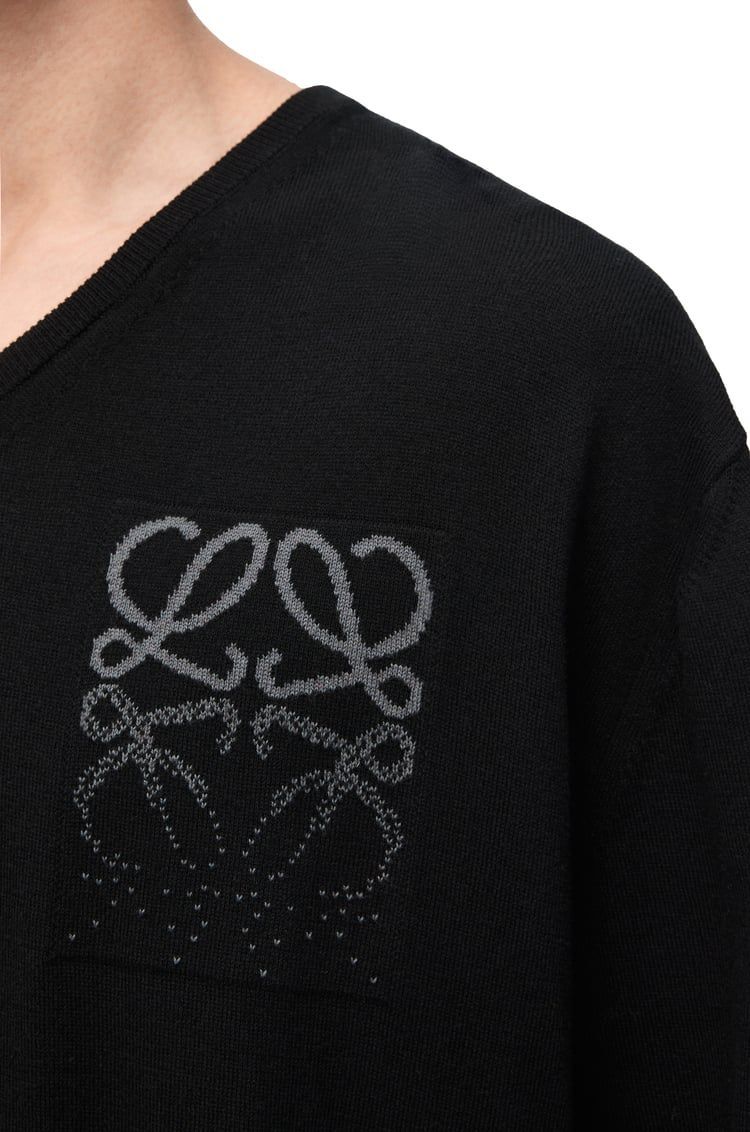 Sweater in cotton and cashmere