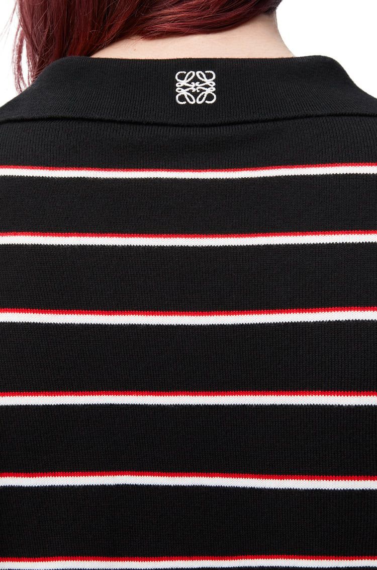 Polo sweater in cotton