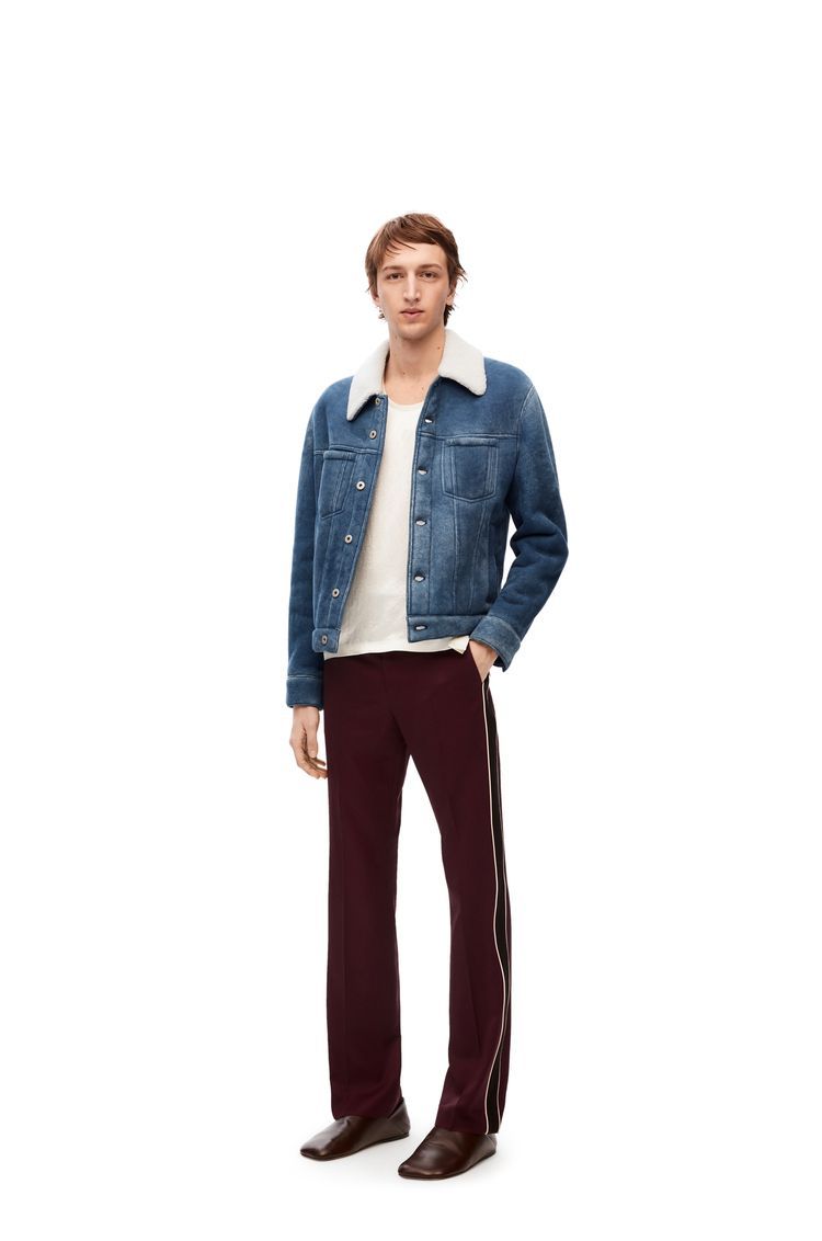 Jacket in shearling