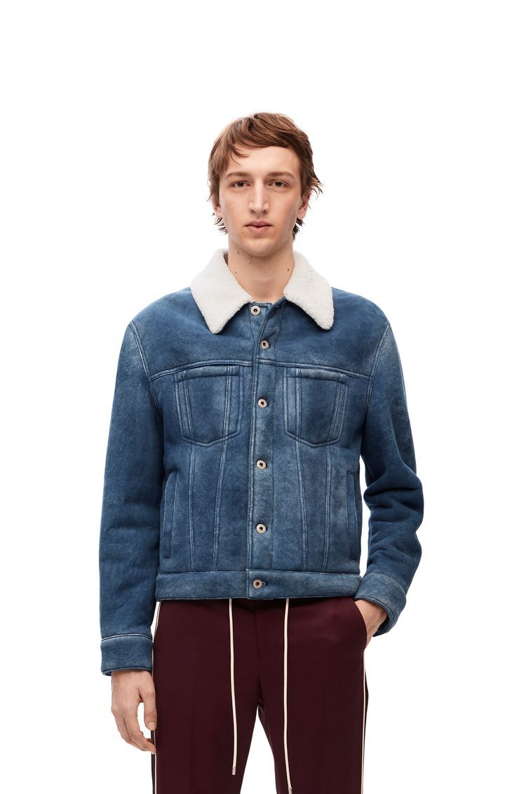 Jacket in shearling