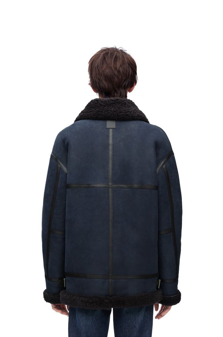 Aviator jacket in shearling