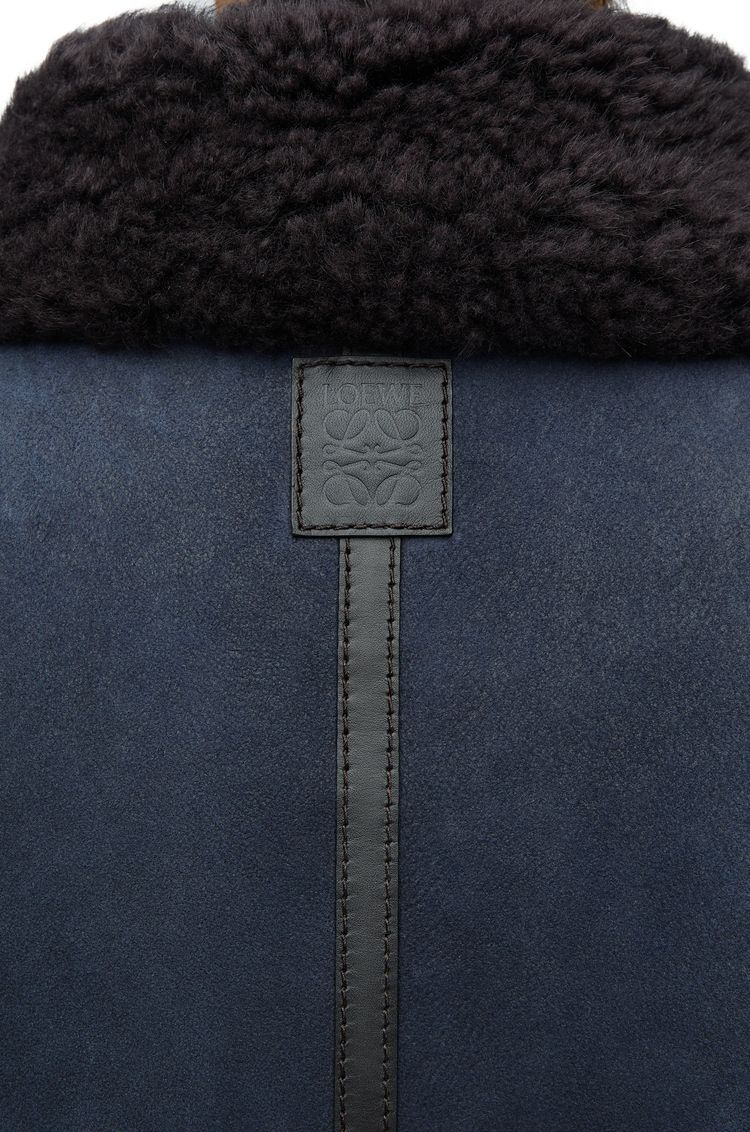 Aviator jacket in shearling