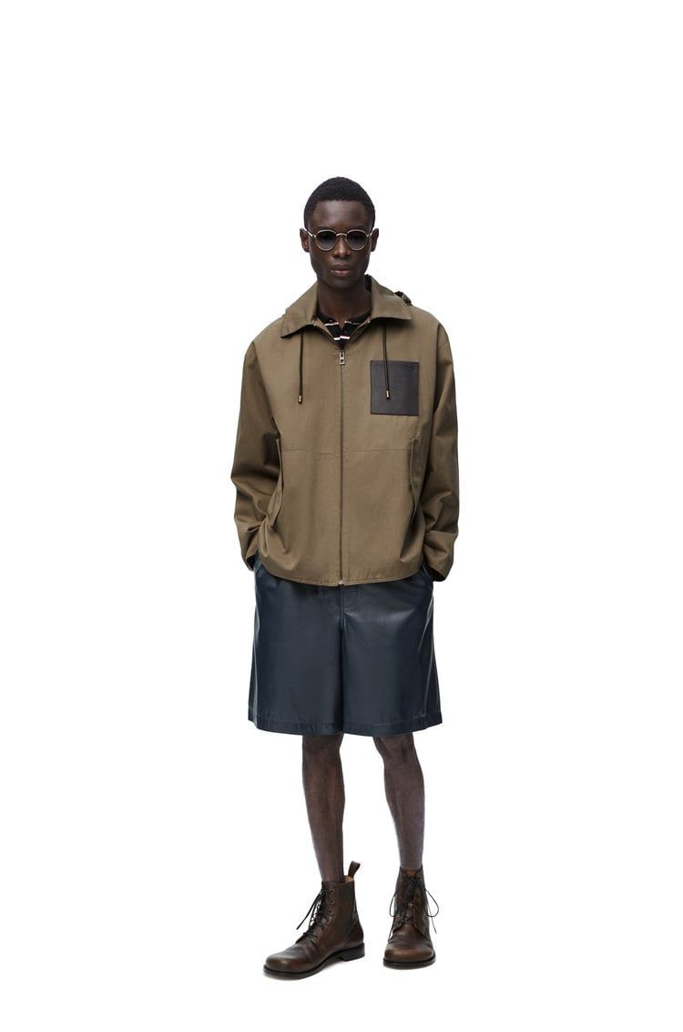Shorts in nappa lambskin